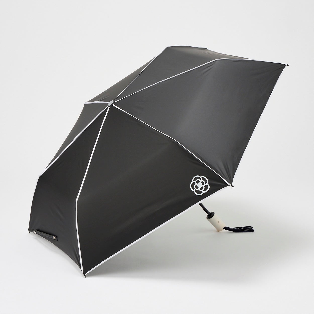 CLATHAS(クレイサス) 折傘 晴雨兼用 自動開閉 レディス(クロ-55CM)