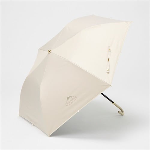 LITTLENOAH(リトルノア) ミニ 折傘 晴雨兼用 パール レディス(ウスチャ-50CM)