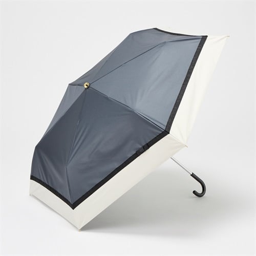 mily's mail(ミリーズメール)  ミニ 折傘 晴雨兼用 バイカラー レディス(コイアオ-50CM)