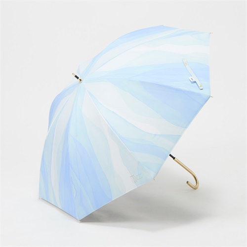 長傘 晴雨兼用 Wpc. 遮光ウォーターペイント レディス(ブルー-50CM)