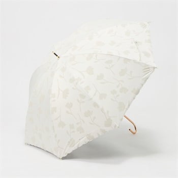 長傘 晴雨兼用 Wpc. 遮光フラワーシャドウ レディス(オフ-55CM)