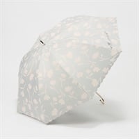 長傘 晴雨兼用 Wpc. 遮光フラワーシャドウ レディス(チャコール-55CM)