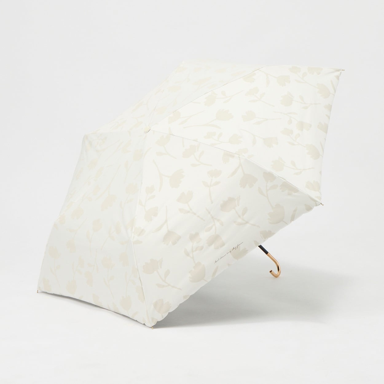 折傘 晴雨兼用 Wpc. 遮光フラワーシャドウmini レディス(オフ-55CM)