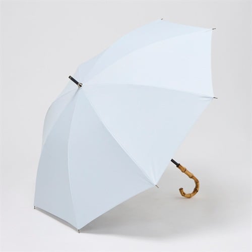 SUNSHIELD 遮熱 晴雨兼用傘 ショート ユニセックス(ウスアオ-50CM)