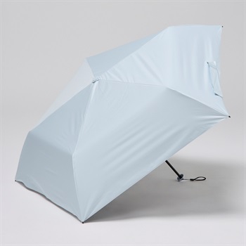ミニ 折傘 晴雨兼用 NUV Air50 ユニセックス(ウスアオ-50CM)