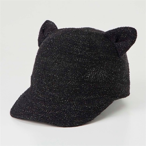 猫耳サーモキャップ レディス(クロ-フリー)