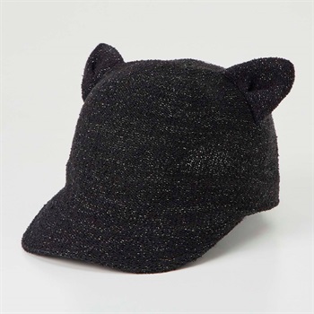 猫耳サーモキャップ レディス(クロ-フリー)