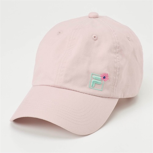 FILA(フィラ) フラワーコットンキャップ レディス(ウスアカ-フリー)
