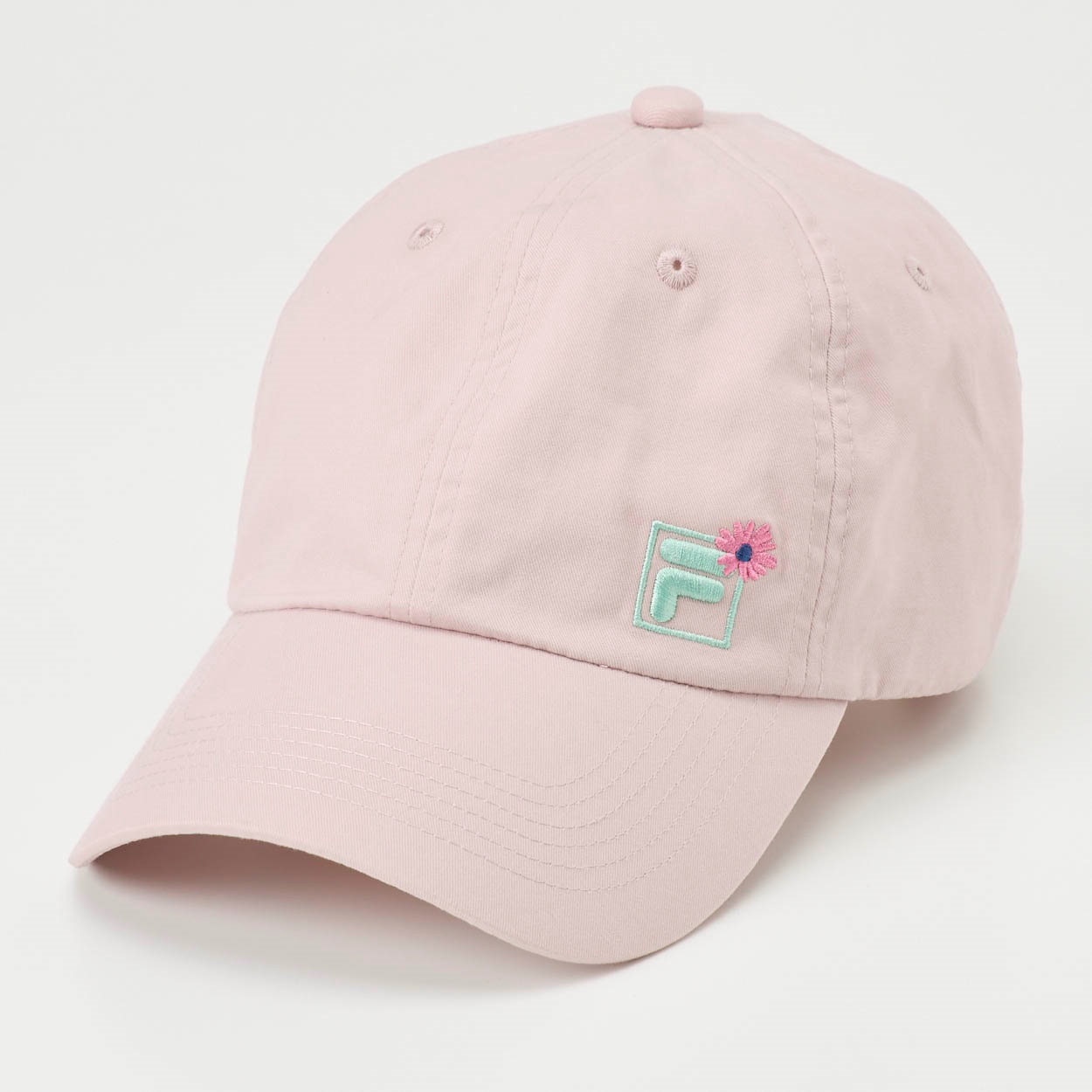FILA(フィラ) フラワーコットンキャップ レディス(ウスアカ-フリー)