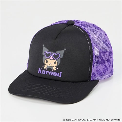 ち*ん様 SOL メッシュキャップ パープル クロミ 日焼け柄メッシュ キャップ | イオンスタイルオンライン 衣料品