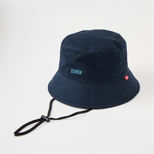 EDWIN(エドウィン) 遮光あごひもコットンクロッシェ レディス(ウスアオ-M)