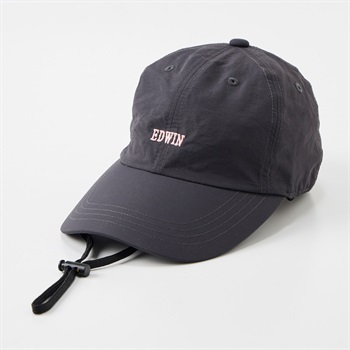 EDWIN(エドウィン) 遮光あごひもタフタキャップ レディス(ウスクロ-M)