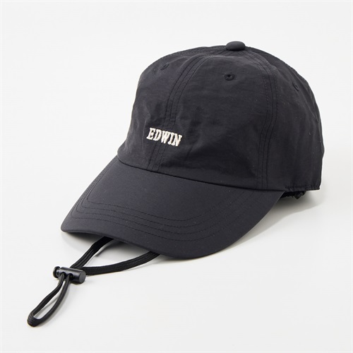 EDWIN(エドウィン) 遮光あごひもタフタキャップ レディス(クロ-M)