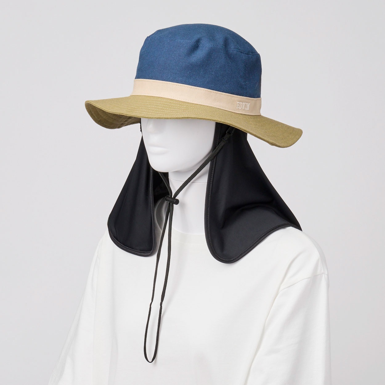 EDWIN(エドウィン) 冷感シェードマルチカラーアドベンチャー レディス(ウスアオ-フリー)