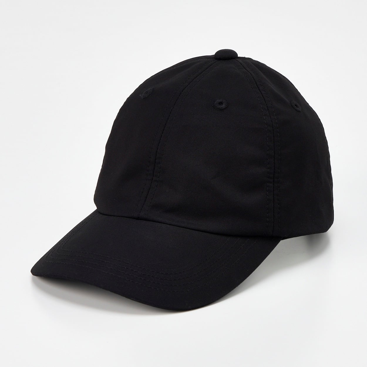 髪を結んだままかぶれるキャップ レディス(クロ-M)