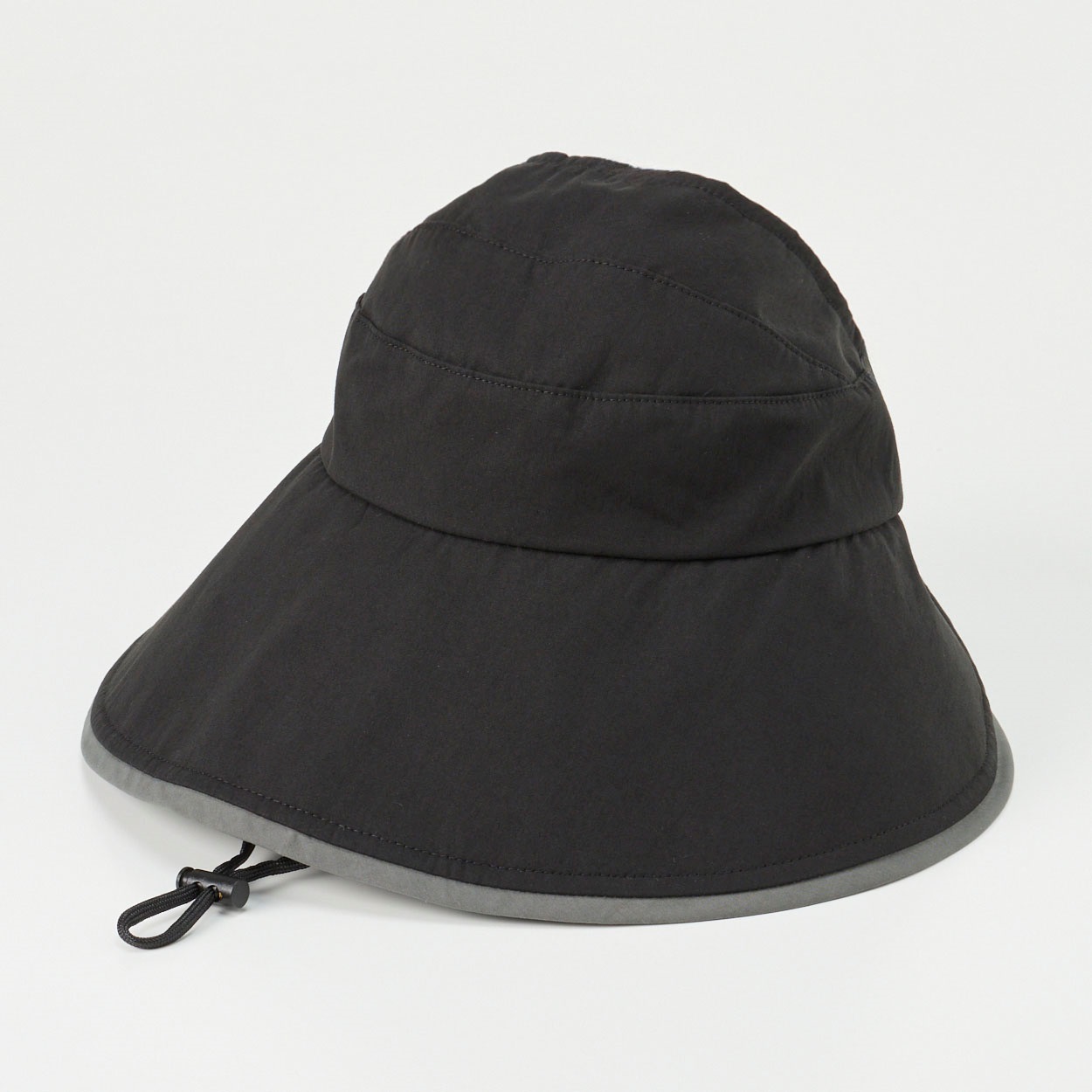 髪を結んだままかぶれるジョッキー レディス(クロ-M)