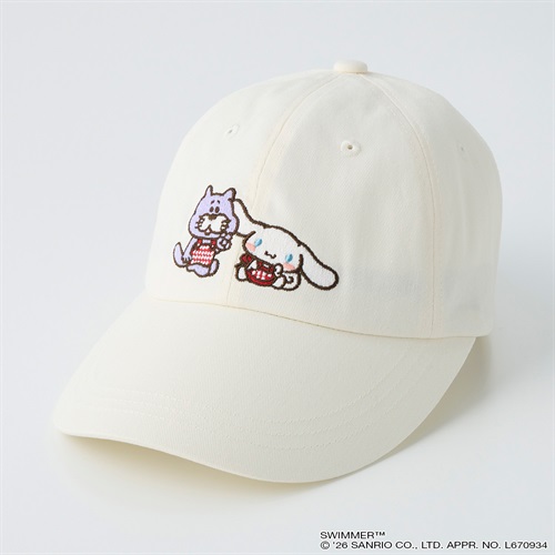スイマー×サンリオキャラクターズ キャップ