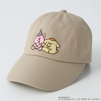 スイマー×サンリオキャラクターズ キャップ(ウスチャ-フリー)