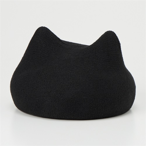 ねこ耳ベレー レディス(クロ-M)