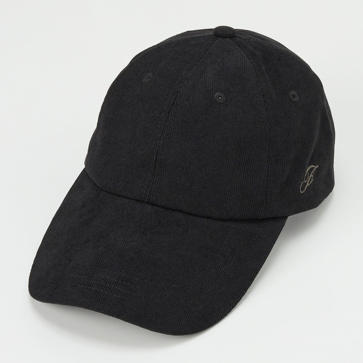 トップバリュ(TOPVALU) コーデュロイキャップ レディス(クロ-57.5)
