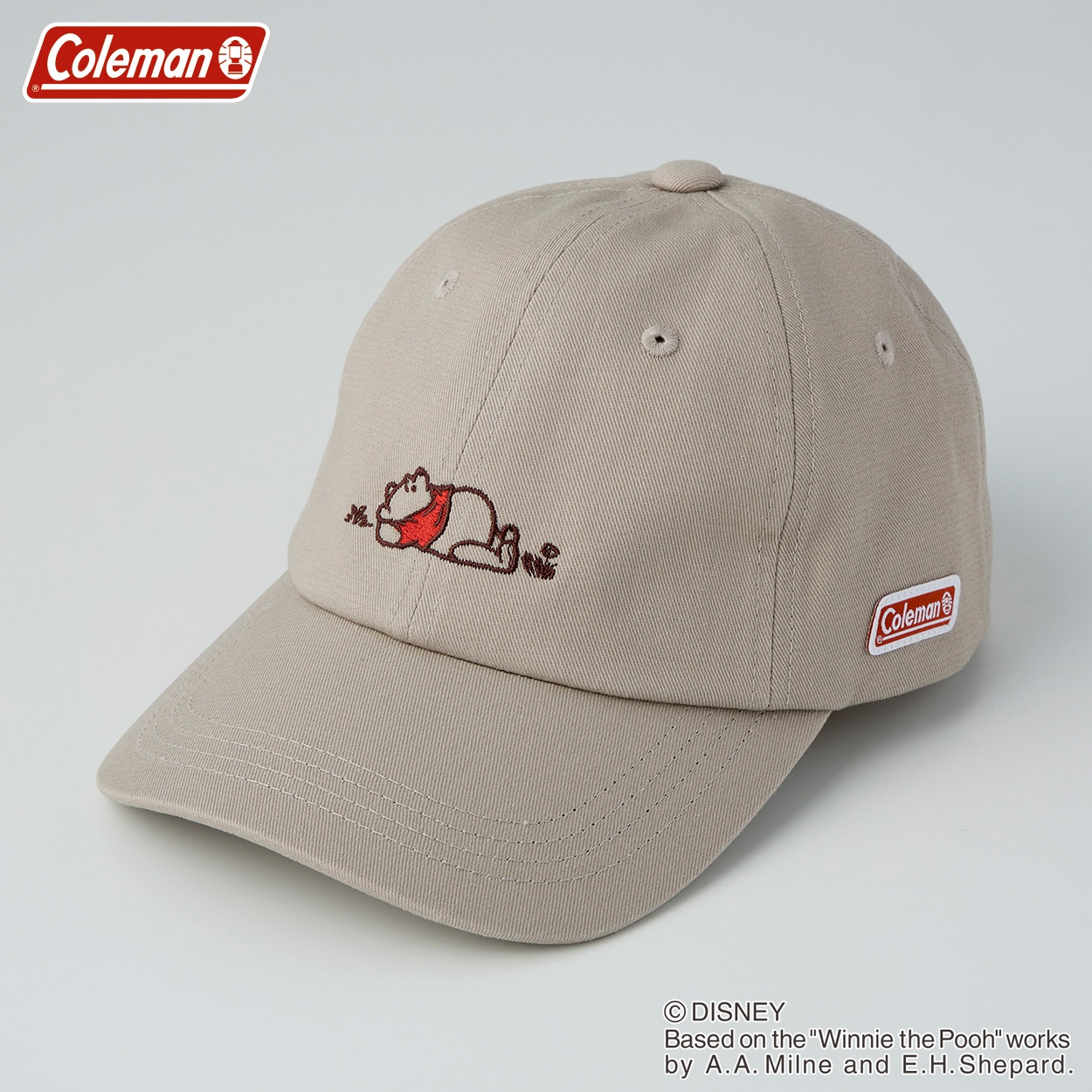 Coleman(コールマン) 〈くまのプーさん〉デザイン寝そべりキャップ レディス(ウスチャ-M)