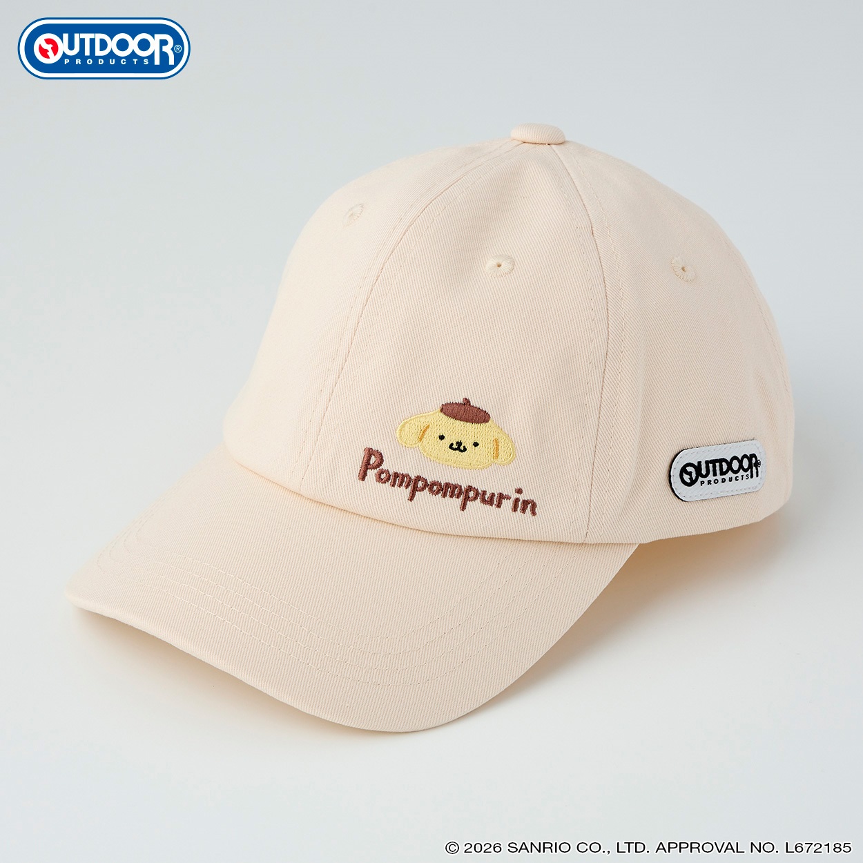 OUTDOOR PRODUCTS(アウトドア プロダクツ) ポムポムプリン フェイスキャップ レディス(アイボリー-M)