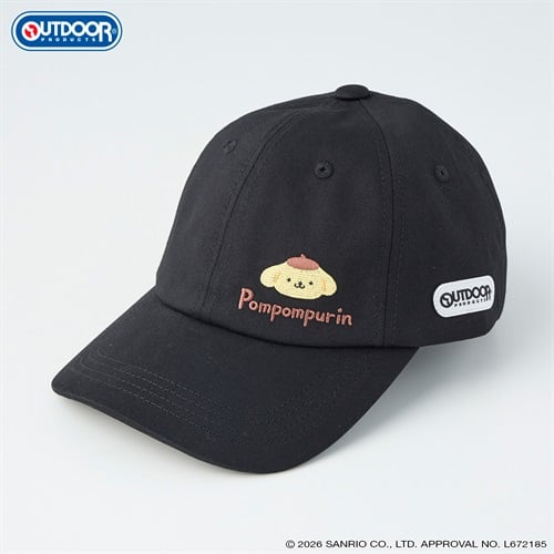 OUTDOOR PRODUCTS(アウトドア プロダクツ) ポムポムプリン フェイスキャップ レディス(クロ-M)