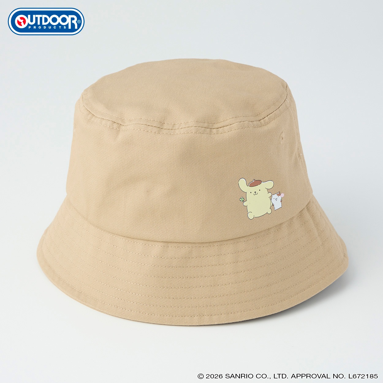 OUTDOOR PRODUCTS(アウトドア プロダクツ) ポムポムプリン お散歩バケット レディス(ウスチャ-M)