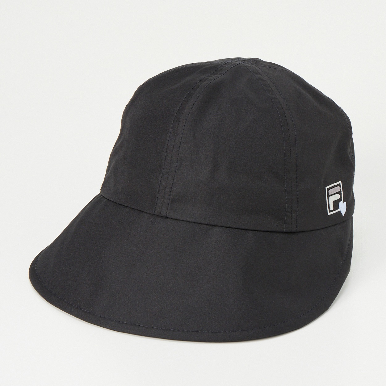 FILA(フィラ) ハートUV つば広キャップ レディス(クロ-M)