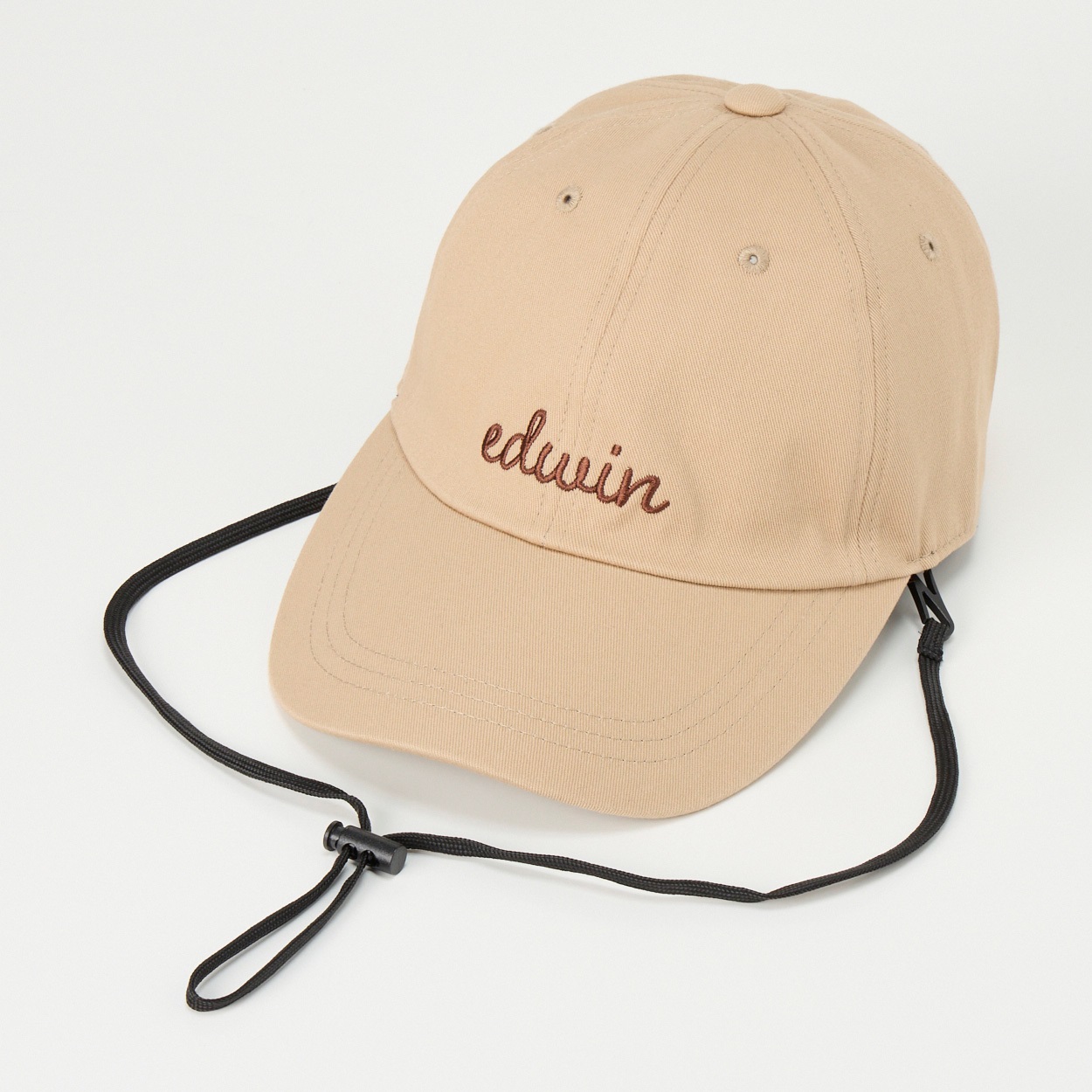 EDWIN(エドウィン) 遮光あごひもツイルキャップ レディス(ウスチャ-M)