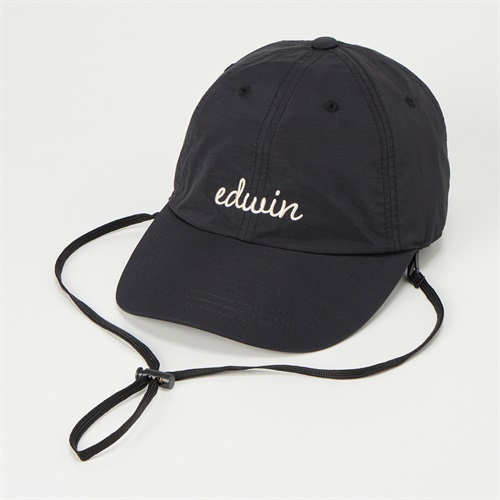 EDWIN(エドウィン) 遮光あごひもタフタキャップ レディス(クロ-M)