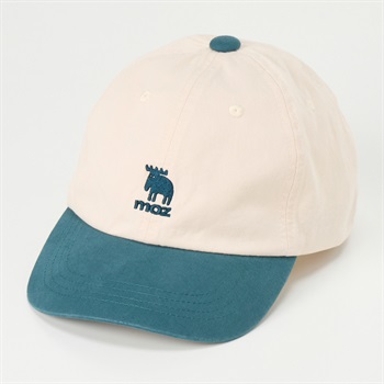 moz(モズ) ロゴキャップ レディス(オフ白×グリーン-M)