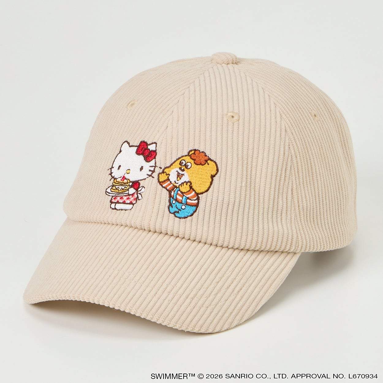 スイマー×サンリオキャラクターズ コールキャップ レディス(ウスチャ-フリー)