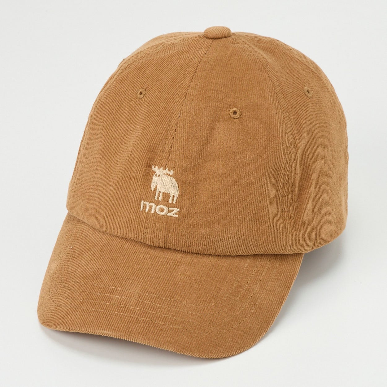 moz(モズ) コーデュロイロゴキャップ レディス(ベージュ-M)