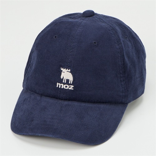 moz(モズ) コーデュロイロゴキャップ レディス(ネイビー-M)