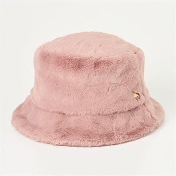 moz(モズ) 無地ファーバケット レディス(ウスアカ-フリー)