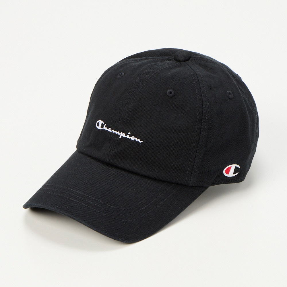 Champion(チャンピオン) チャンピオン サイドロゴベーシックキャップ メンズ(クロ-L)