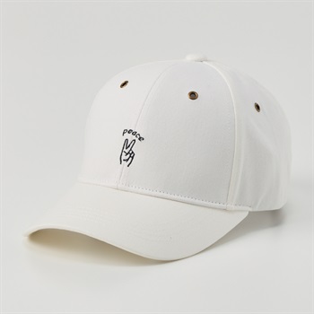 ハンドサインツイルカラーキャップ メンズ(シロ-M)