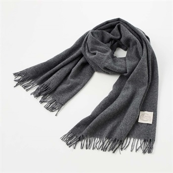 ストール マフラー ウールナイロン イタリア製 無地 メンズ | イオン
