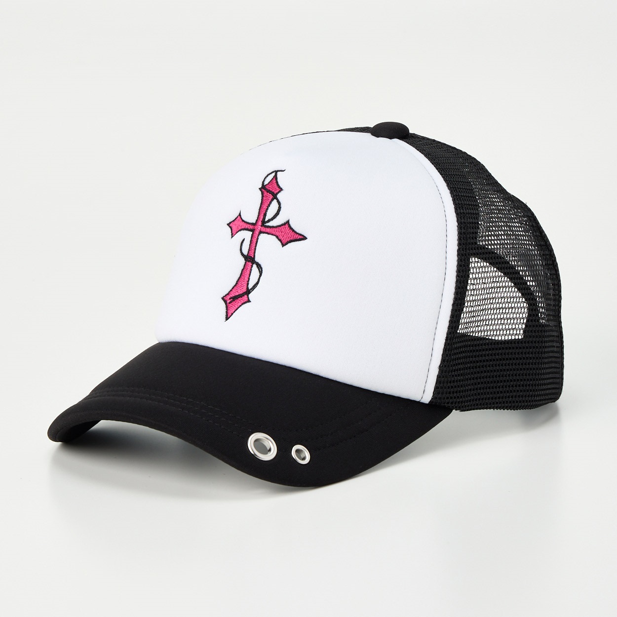 十字架刺繡メッシュキャップ | イオンスタイルオンライン 衣料品