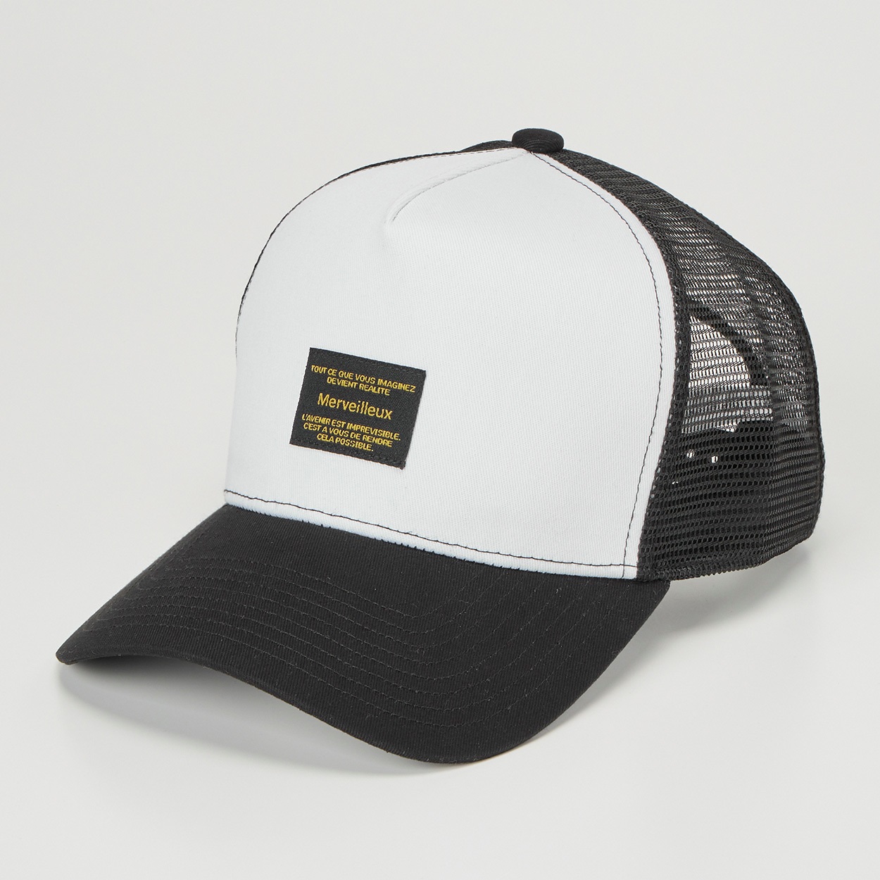 トップバリュ(TOPVALU) メッシュキャップ メンズ(シロ-M)