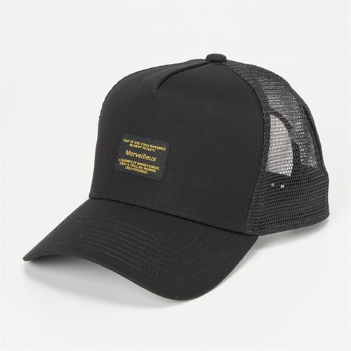 トップバリュ(TOPVALU) メッシュキャップ メンズ(クロ-M)