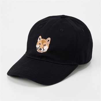 アニマル刺繍キャップ メンズ(クロ-M)
