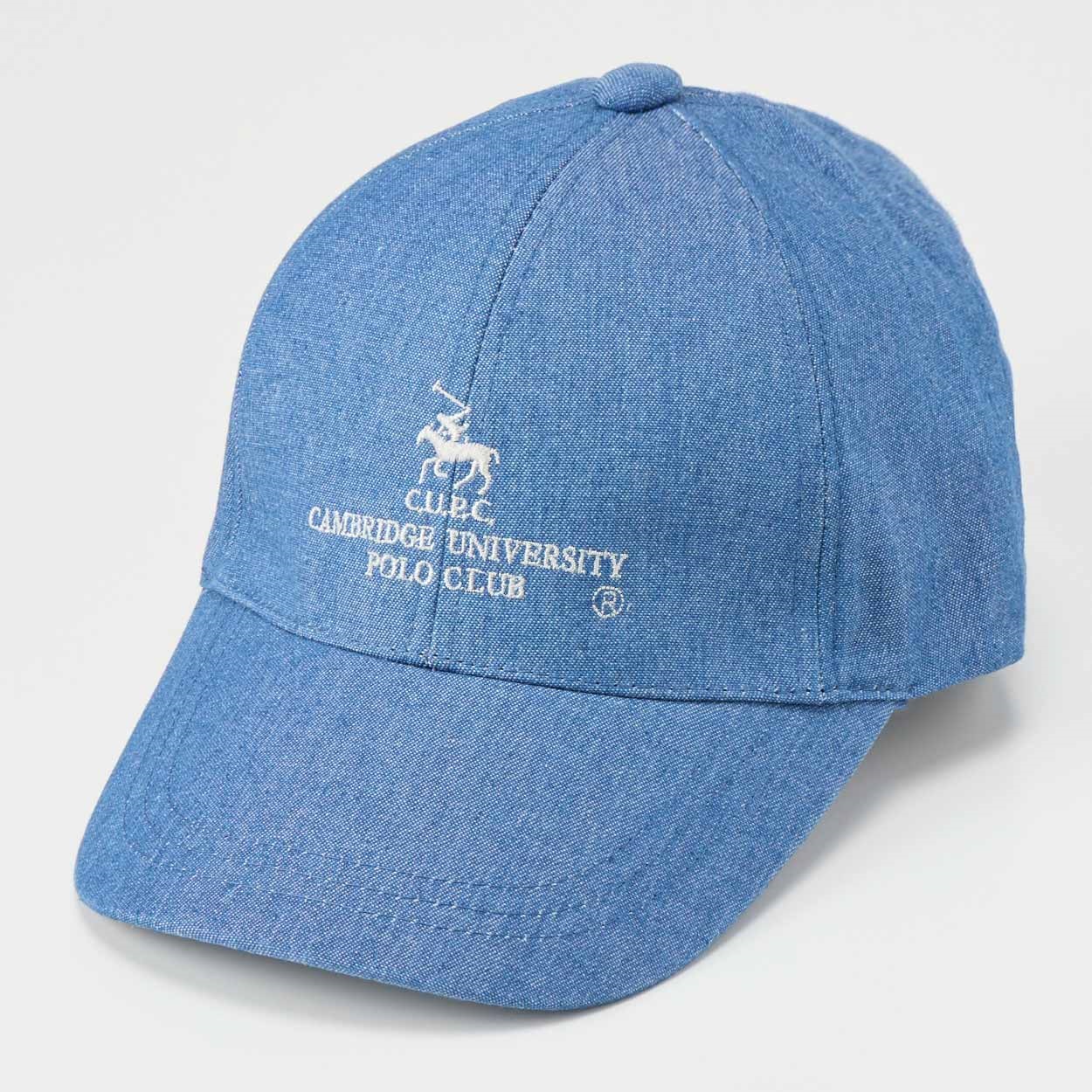 CAMBRIDGE UNIVERSITY POLO CLUB(ケンブリッジユニーバースティポロクラブ) デニムキャップ メンズ(アオ-フリー)