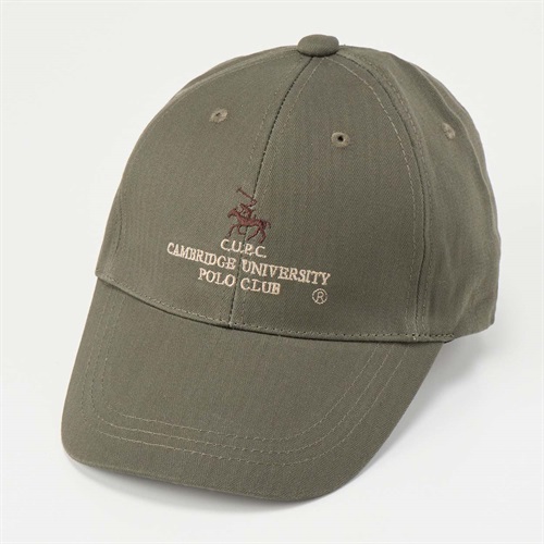 CAMBRIDGE UNIVERSITY POLO CLUB(ケンブリッジユニーバースティポロクラブ) 綿へリンボンキャップ メンズ(コイミドリ-フリー)