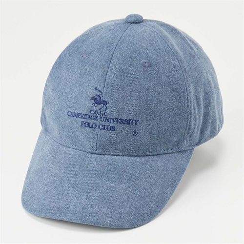 CAMBRIDGE UNIVERSITY POLO CLUB(ケンブリッジユニーバースティポロクラブ) 顔料染め六方キャップ メンズ
