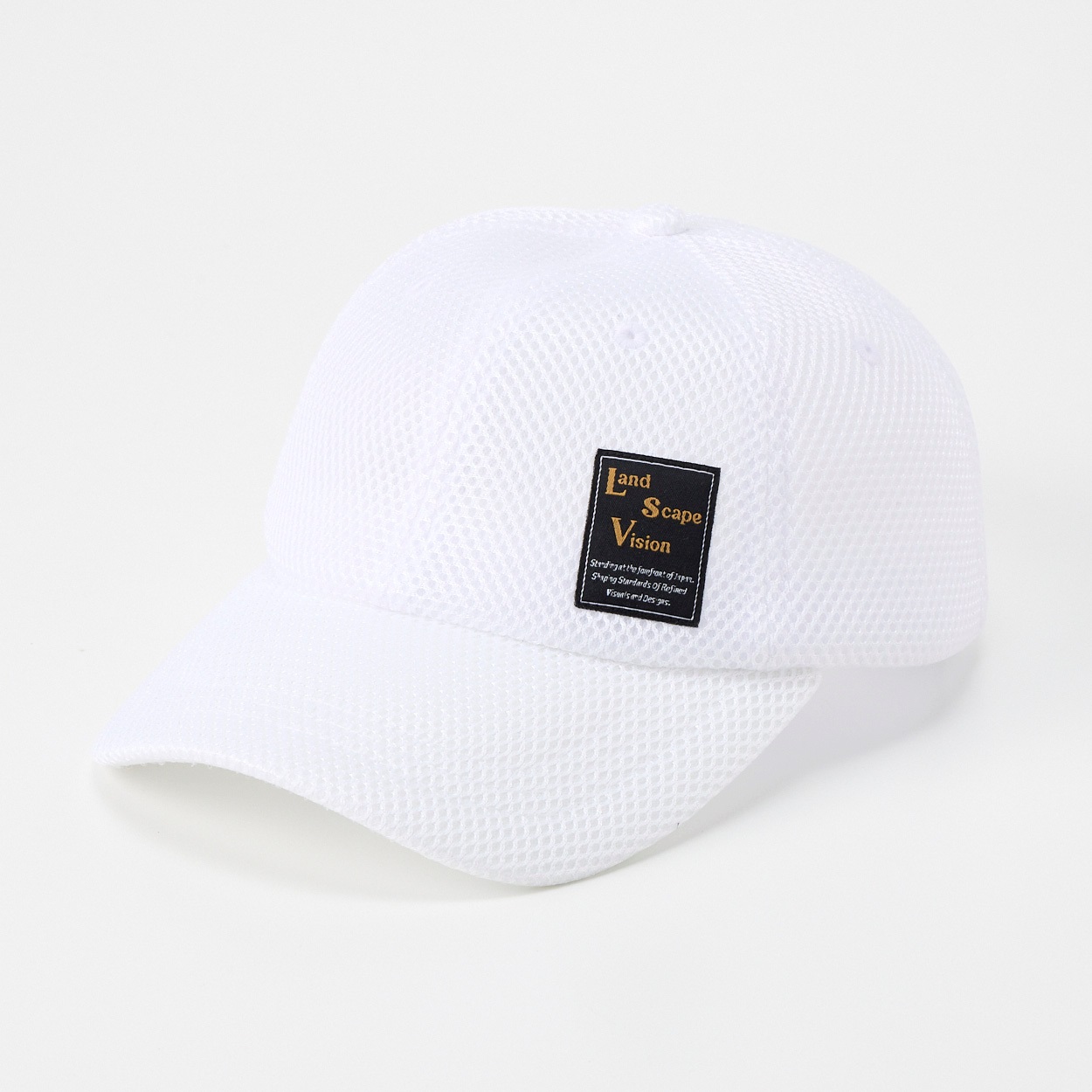 メッシュタグキャップ メンズ(アイボリー-L)