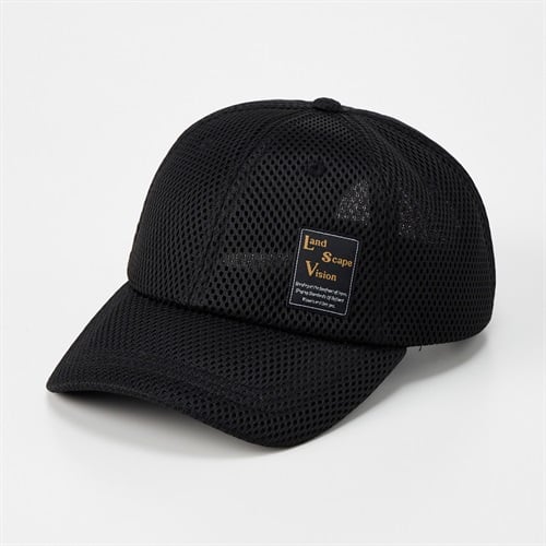 メッシュタグキャップ メンズ(クロ-M)