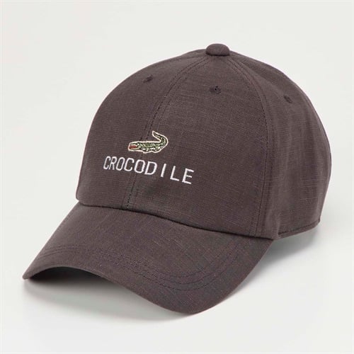CROCODILE(クロコダイル) 綿麻混キャップ メンズ(チャコ－ルグレ－-M)