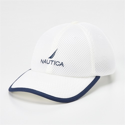 NAUTICA(ノーティカ) ダブルラッセルキャップ メンズ(シロ-M)